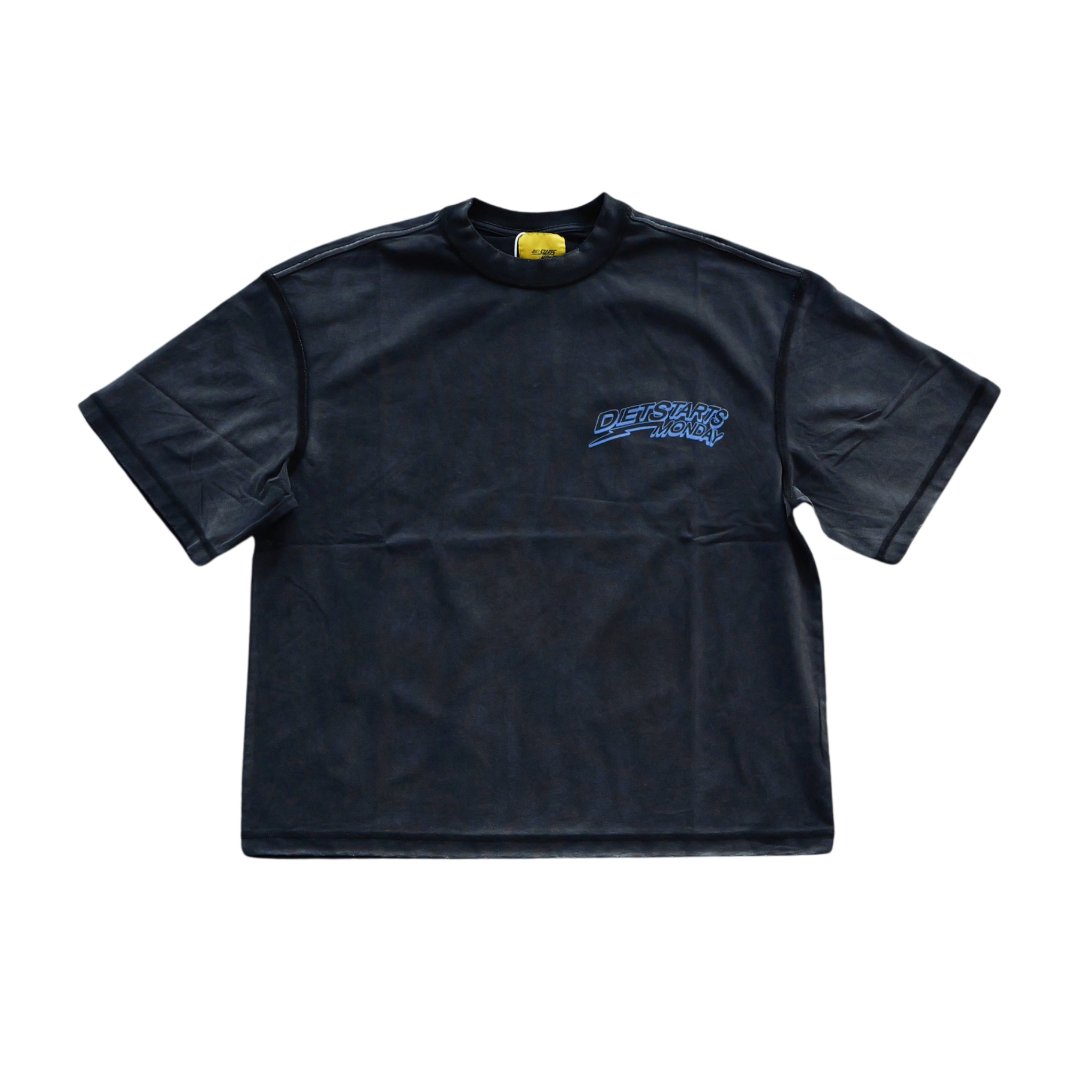 DSM "Shield" Tee (Vintage Black/Blue) - Diet Starts Monday