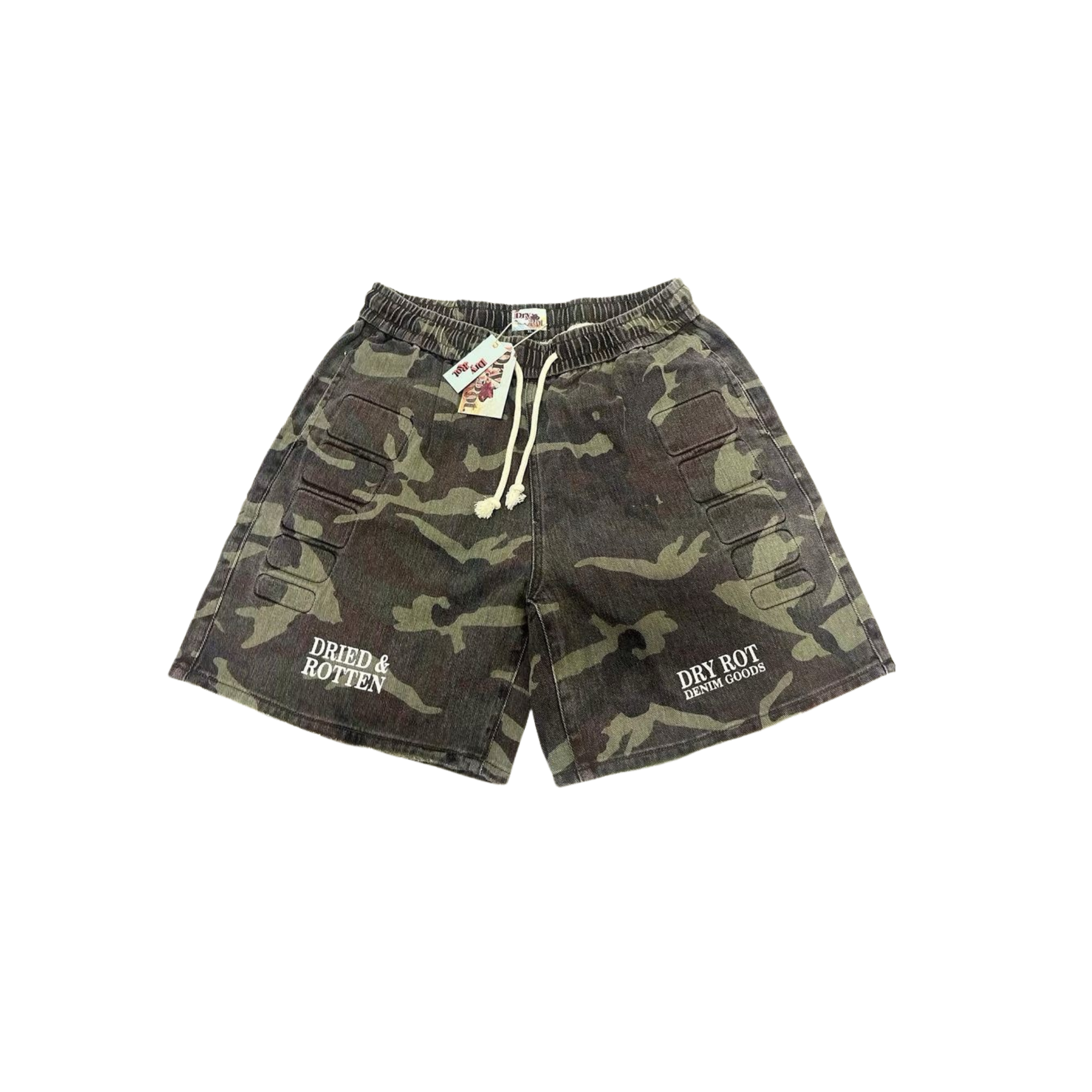 Dry Rot "Denim Goods" Shorts Camo Wash - Dry Rot
