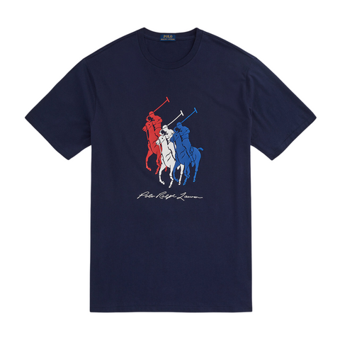 Polo Ralph Lauren Big Pony Jersey T-Shirt (Navy) - Polo Ralph Lauren