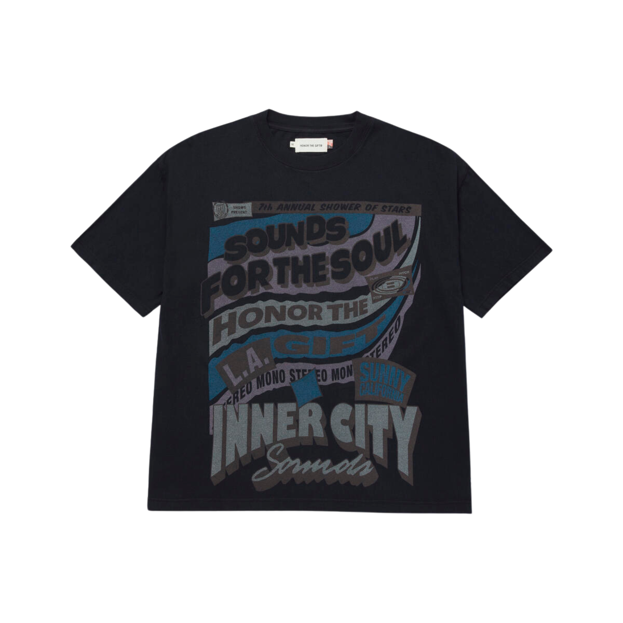Honor The Gift "Sounds For The Soul" Tee (Black) - Honor The Gift