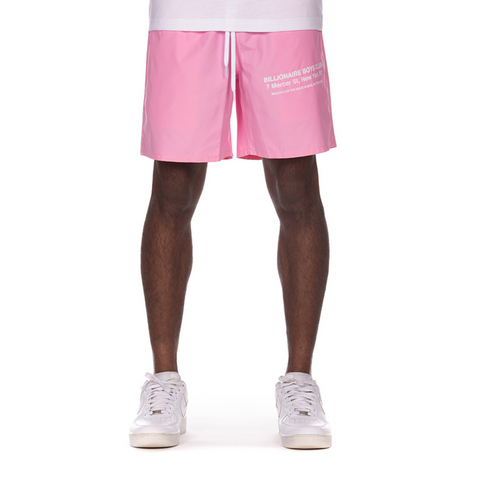 Billionaire Boys Club BB Mercer Shorts (Begonia Pink) - Billionaire Boys Club