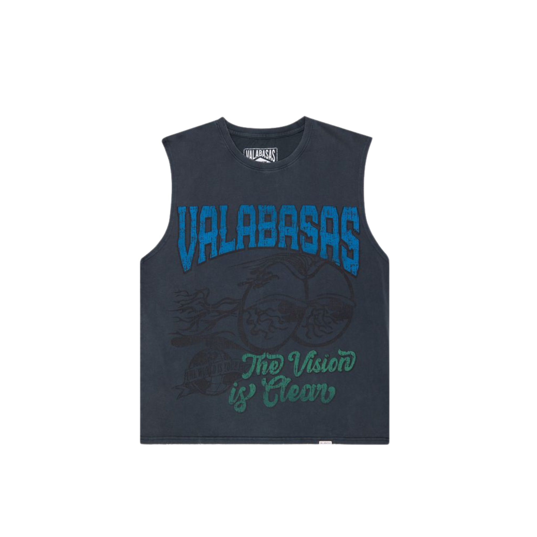 Valabasas "Clear Views" Tee (Vintage Grey) - VALABASAS