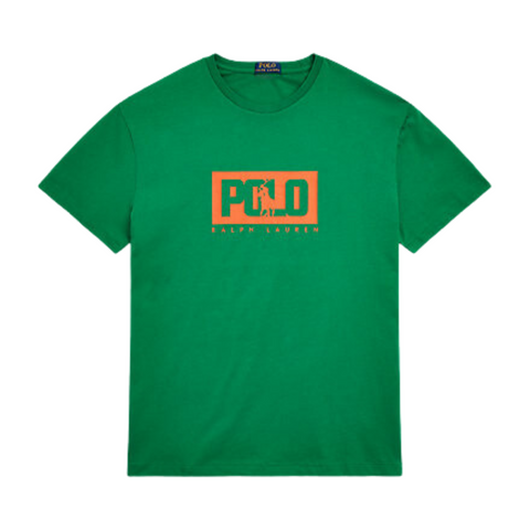 Polo Ralph Lauren Box Logo Classic Fit Jersey T-Shirt (Green) - Polo Ralph Lauren