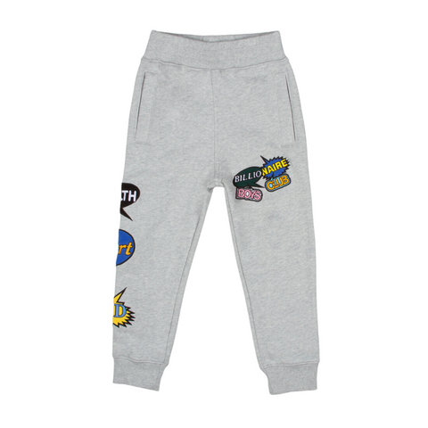 KID's Billionaire Boys Club Talk Pants (Heather Grey) - Billionaire Boys Club