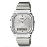 Casio Vintage AQ240E-7A Silver-Tone Stainless Steel Watch - Casio