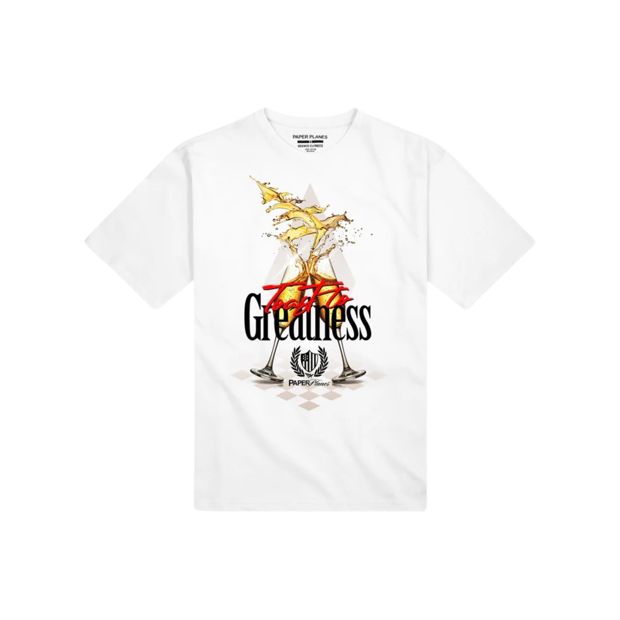 Paper Planes "Toast To Greatness" Tee (White)