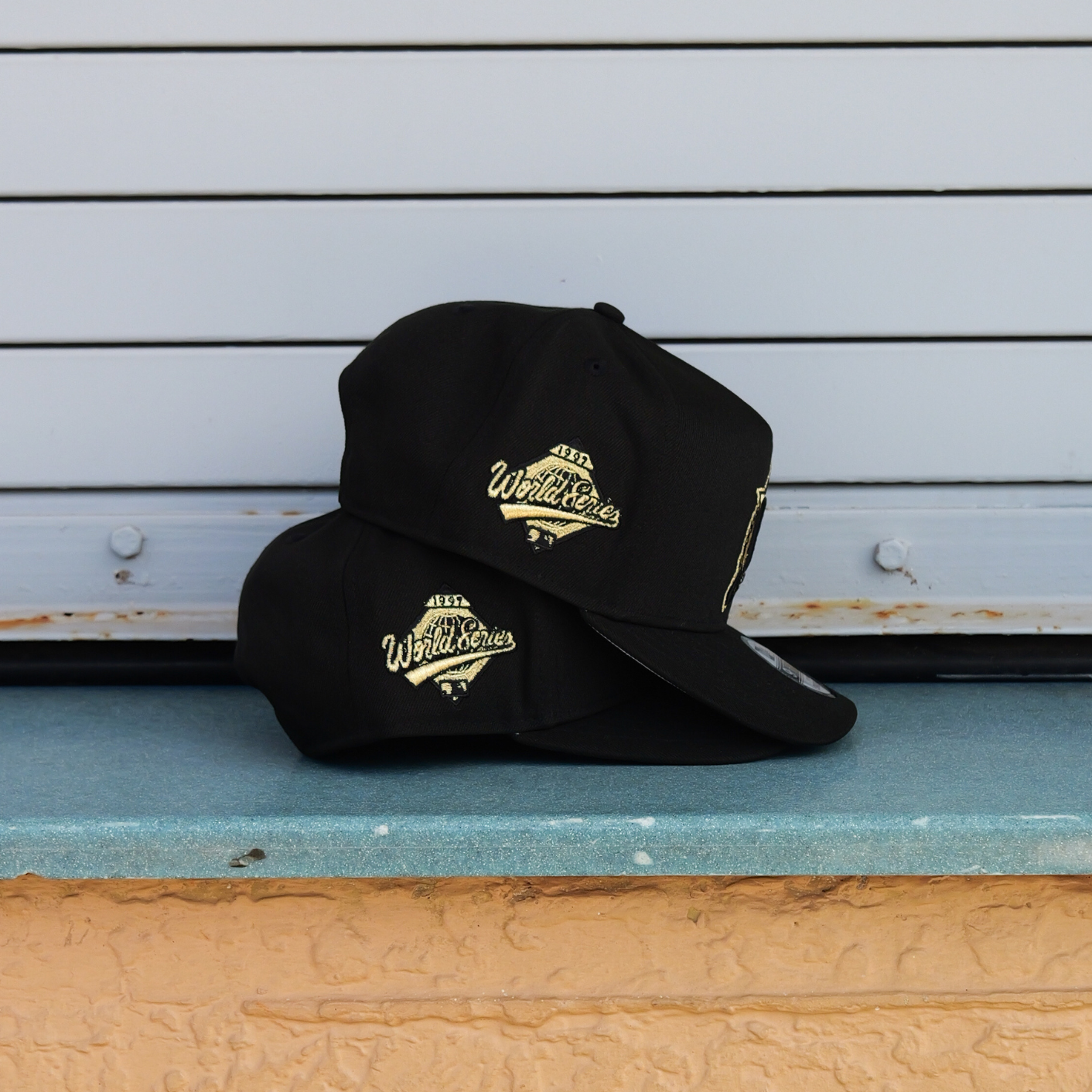 New Era Florida Marlins 1997 World Series 9FIFTY A-Frame Snapback-(Black/Gold) - New Era