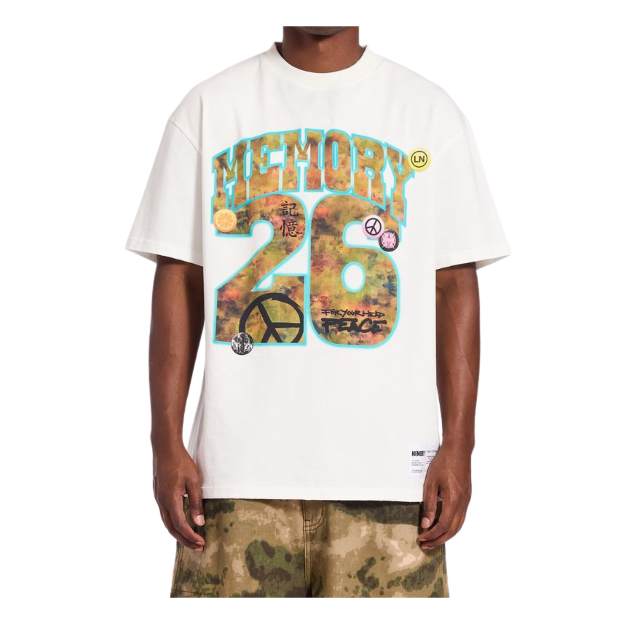 Memory Lane "Graffiti" Tee (Antique White) - Memory Lane