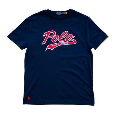 Polo Ralph Lauren Script Logo T-Shirt (Navy) - Polo Ralph Lauren