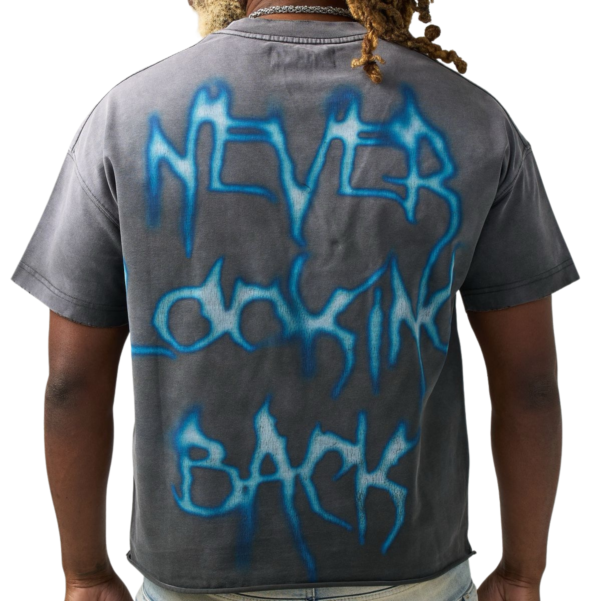 DUAA "Butterfly" SS Tee (Black Wash) - DUAA