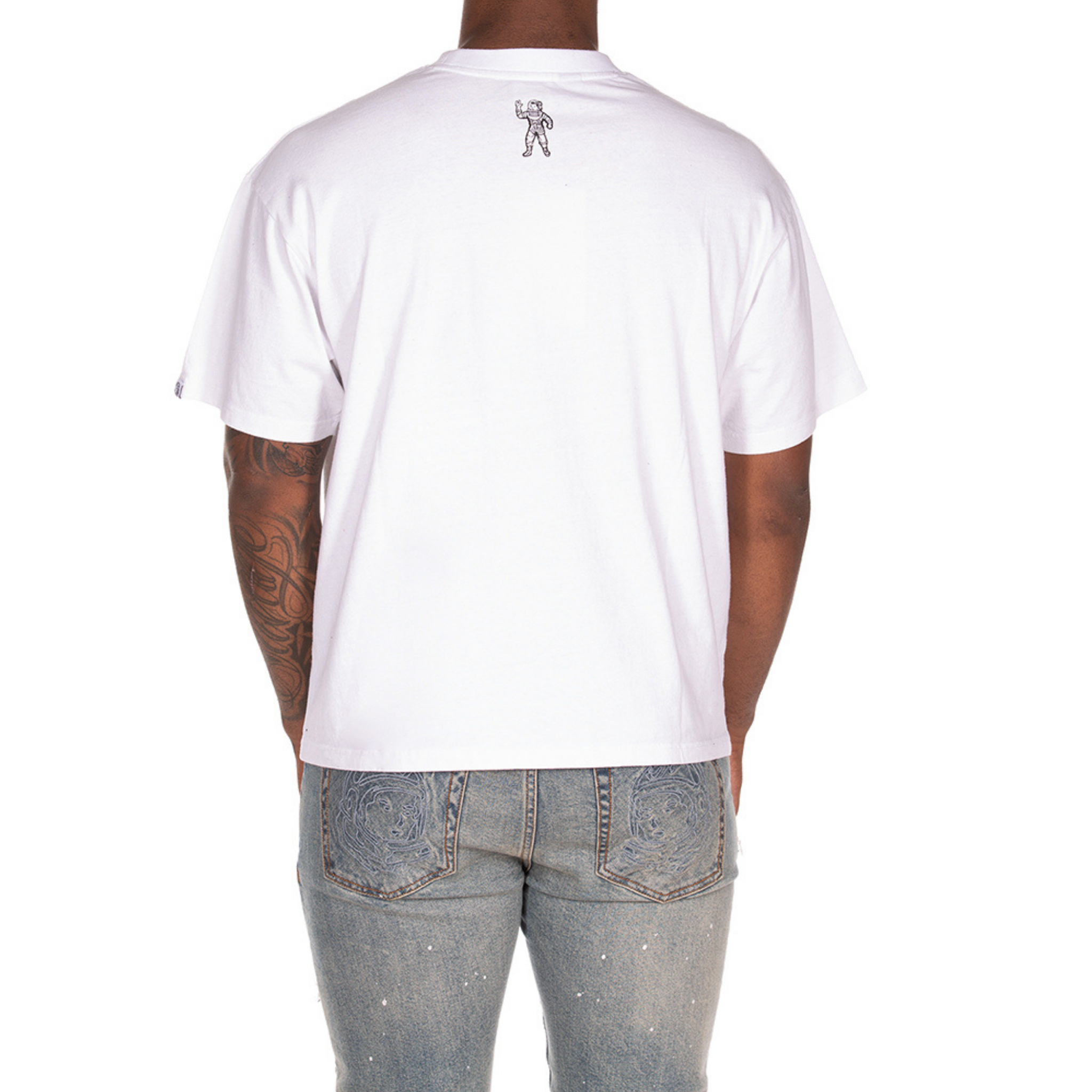 Billionaire Boys "Giant" SS Knit (Cropped Fit) (White)