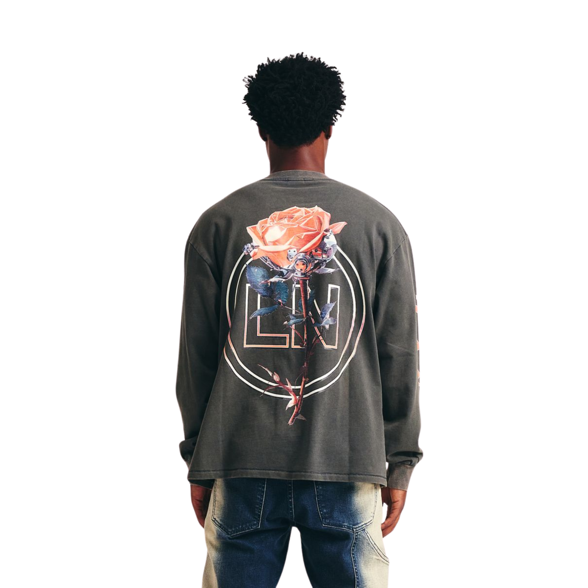 Memory Lane Chrome Tech LS Tee (Vintage Black) - Memory Lane