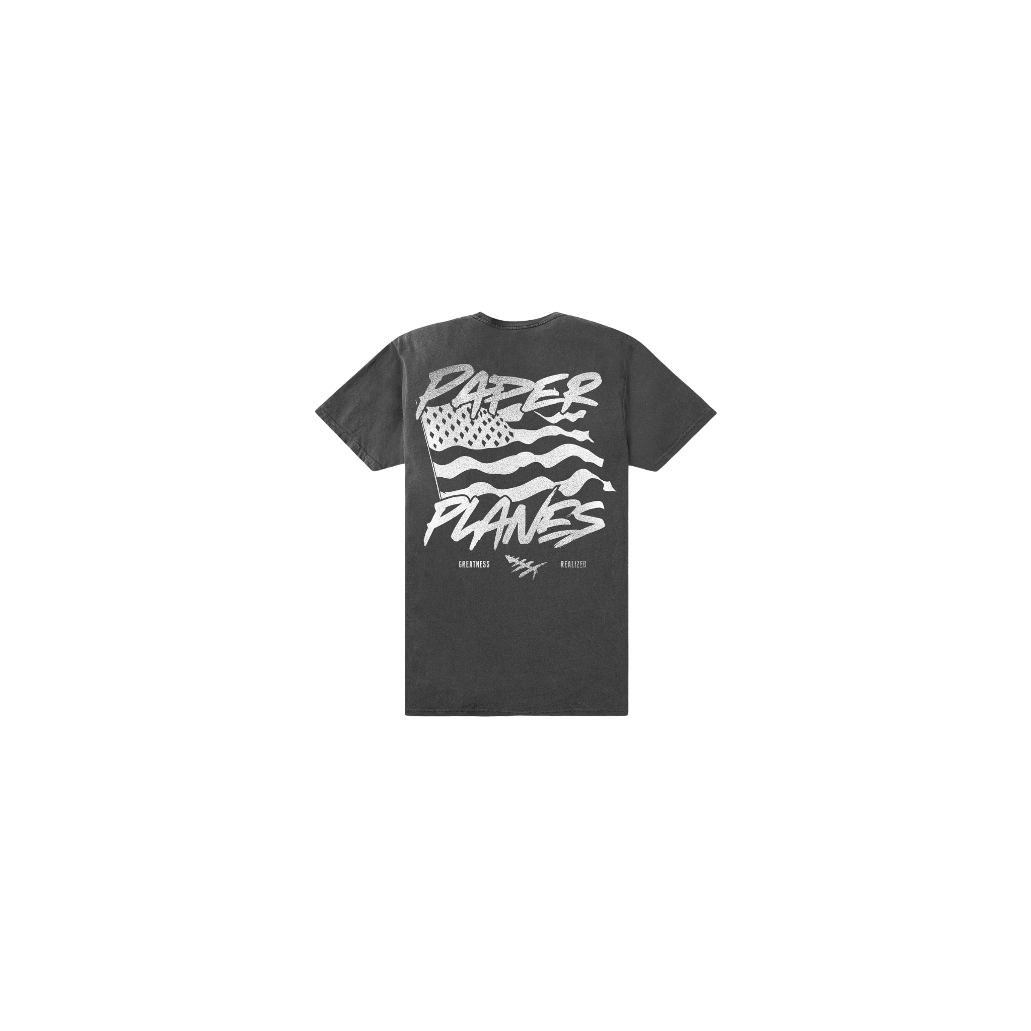 Paper Planes "LET ME BE GREAT" Tee (Washed Black) - Paper Plane