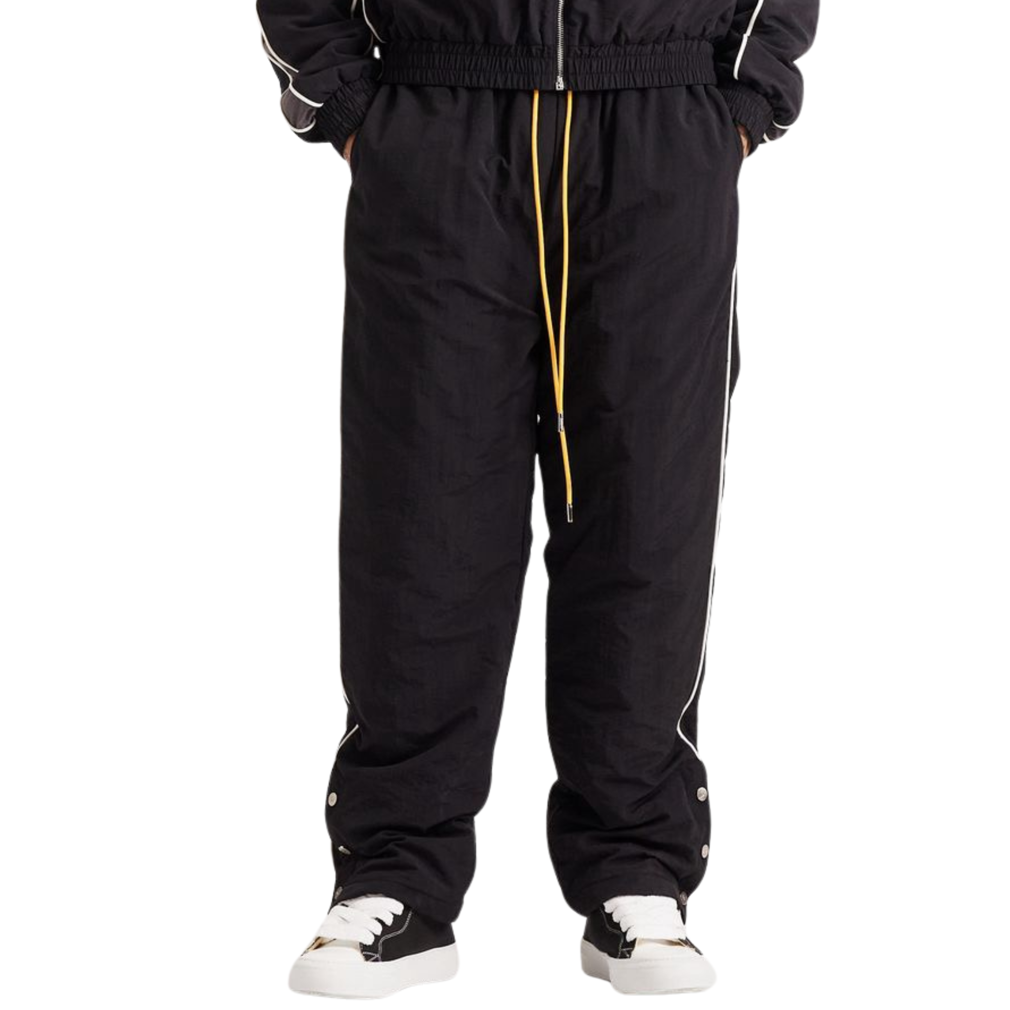 DSM "Reverso" Nylon Pant-Black/Grey