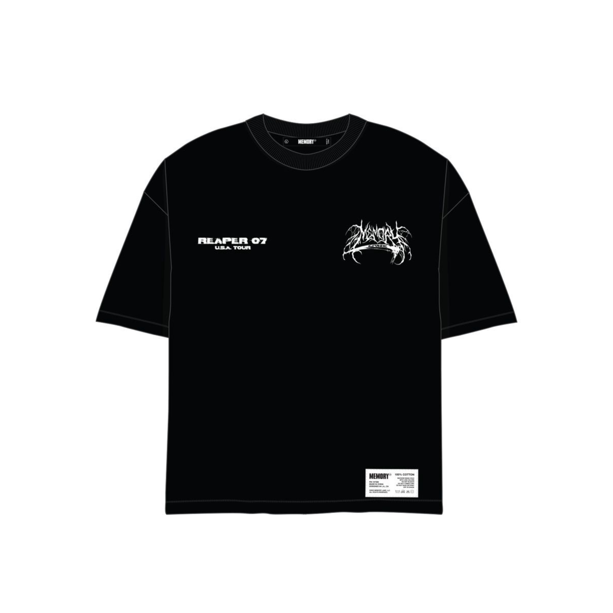 Memory Lane "Reaper 07" Tee (Black)