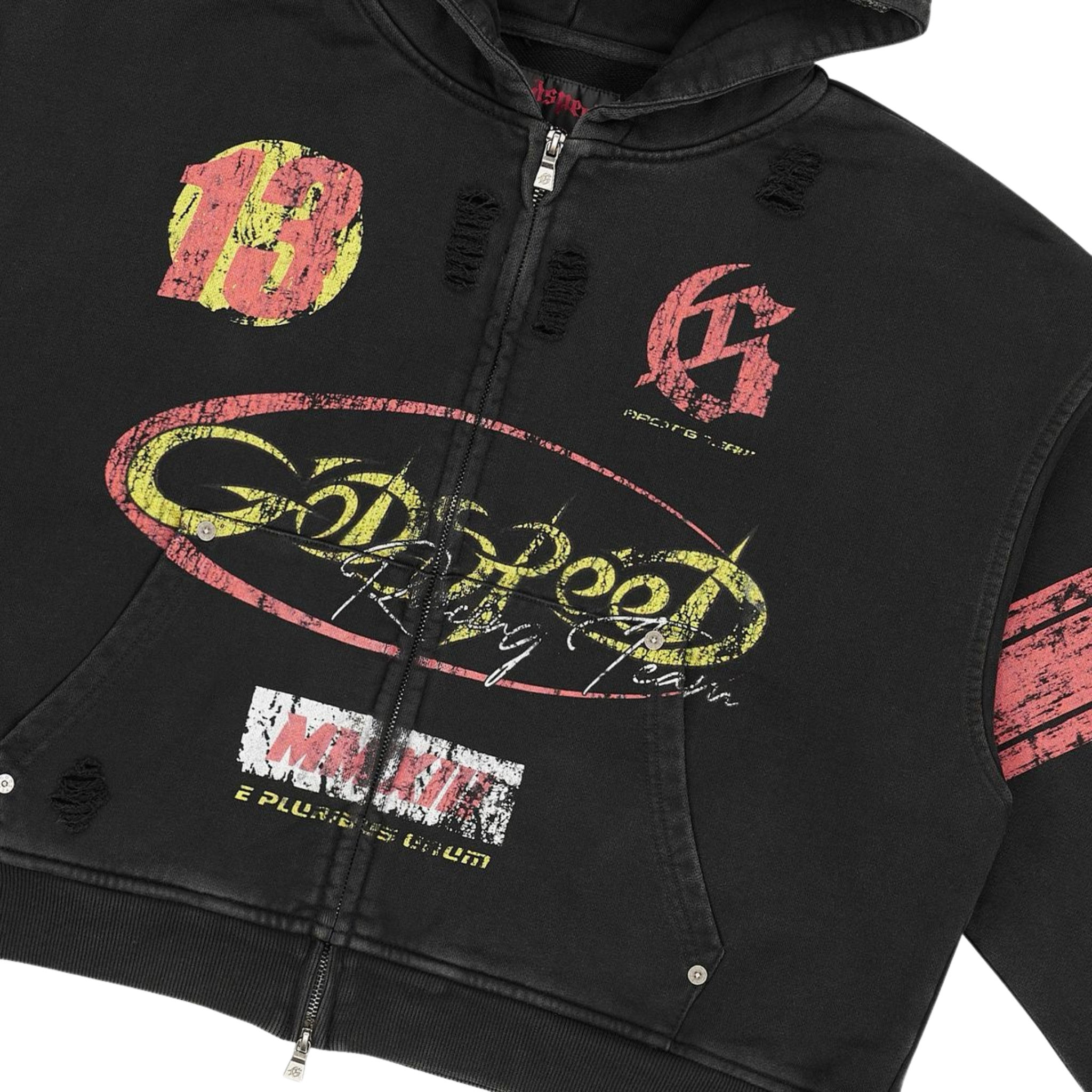 Godspeed Speedway Zip Hoodie (Black) BOOM26