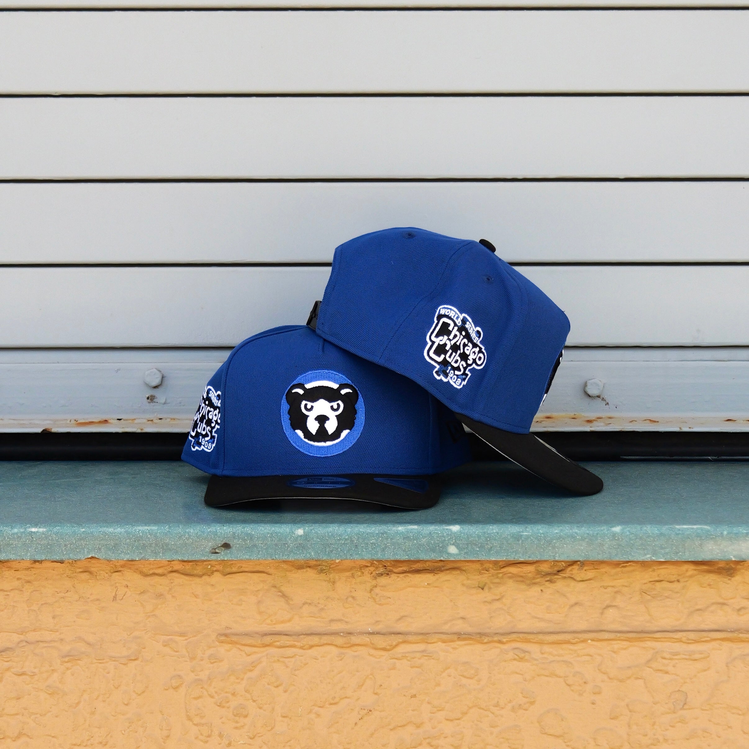 New Era Chicago Cubs 1908 World Series 9FIFTY A-Frame Snapback-(Royal/Black) - New Era
