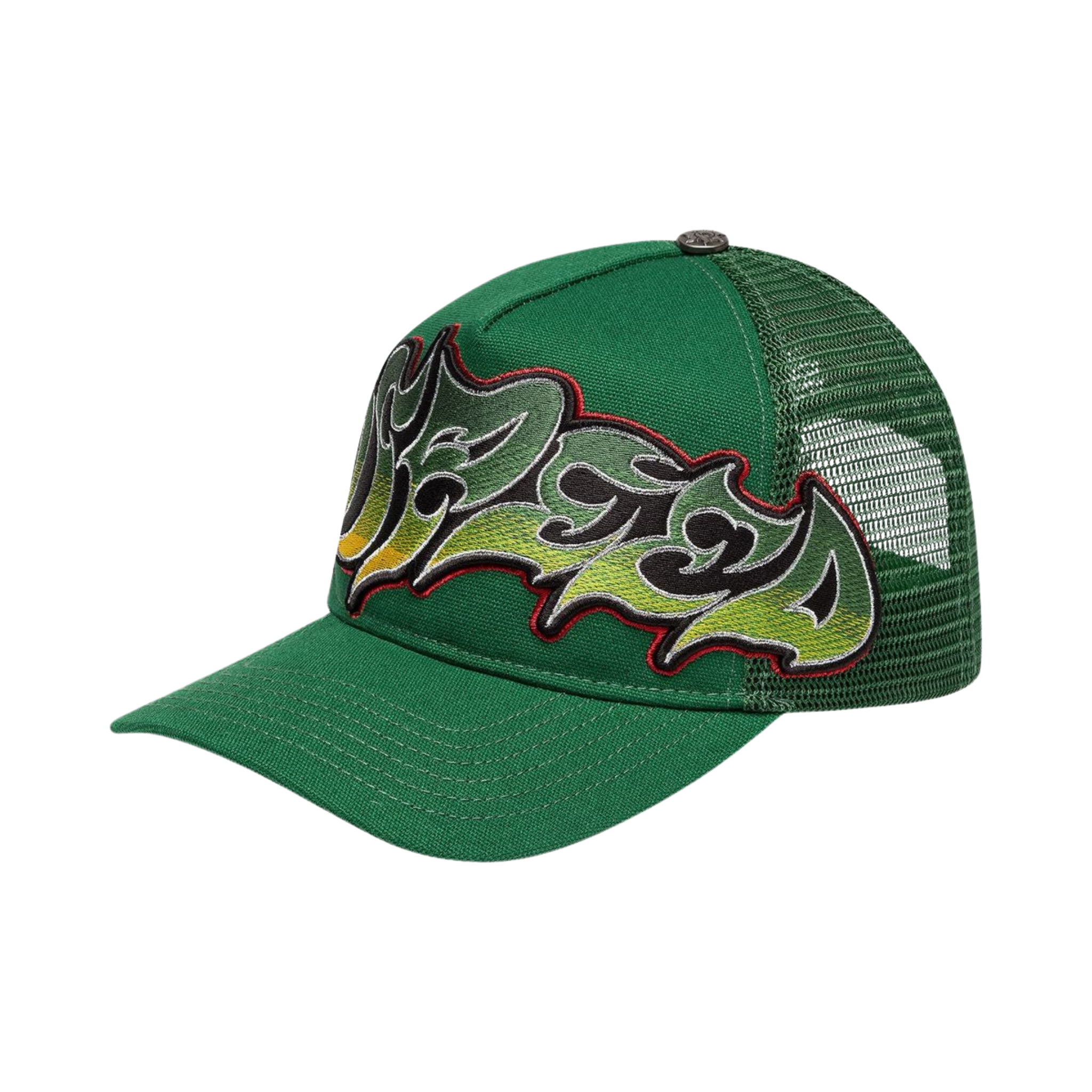Godspeed GS Neo Trucker Hat (Green/Yellow/Red) - Godspeed