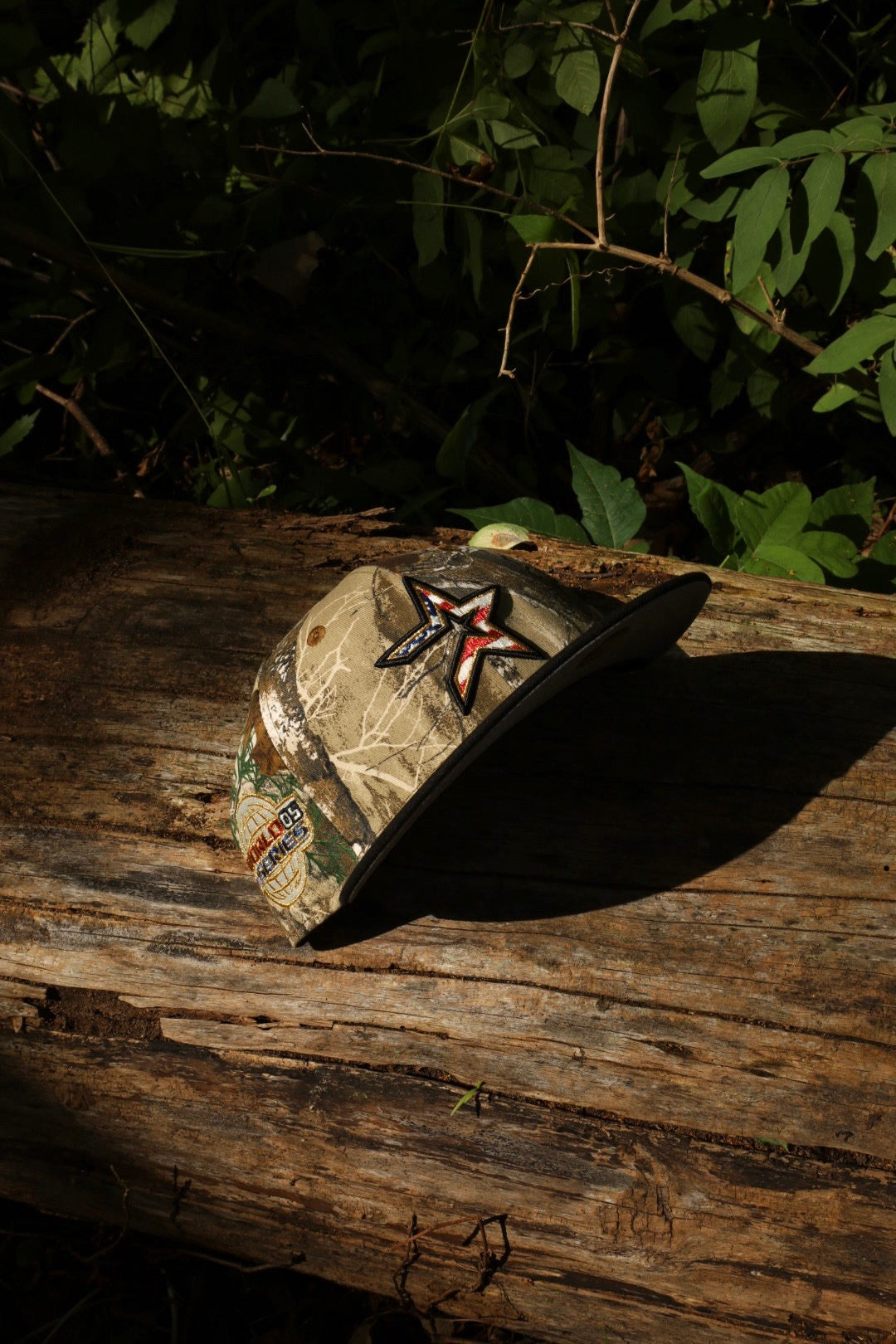 New Era Houston Astros 2005 World Series Side Patch Grey UV 59Fifty Fitted (Realtree Camo/Black)