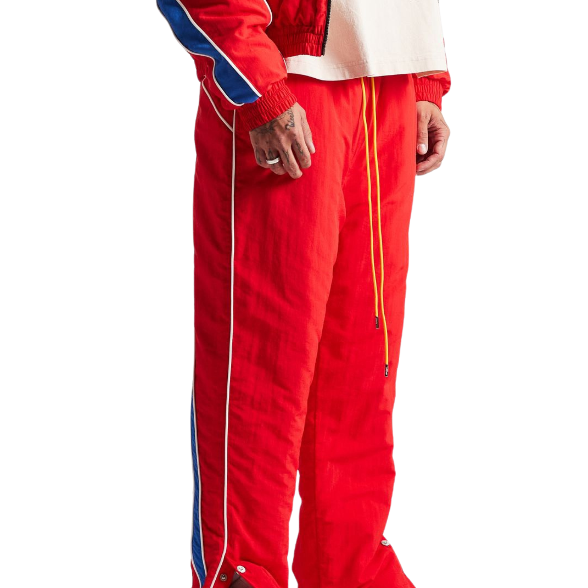 DSM "Reverso" Nylon Pant-Red/Blue - Diet Starts Monday