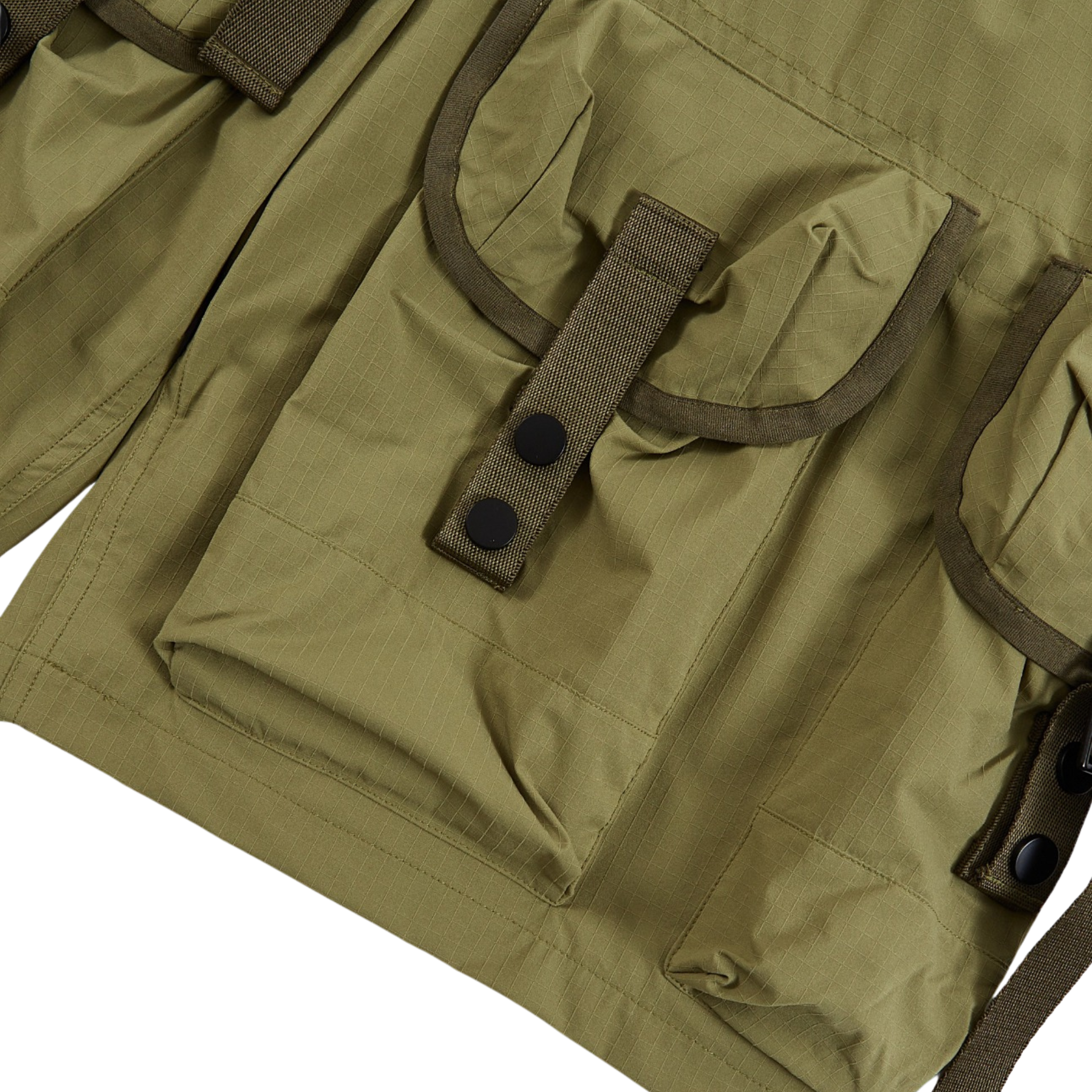 Paper Planes "ALICE PACK" RIPSTOP CARGO SHORT(Green Moss) - Paper Plane