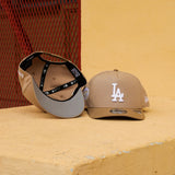 New Era LA Dodgers 1980 AllStar Game 9FIFTY A-Frame Snapback-(Camel/Khaki) - New Era