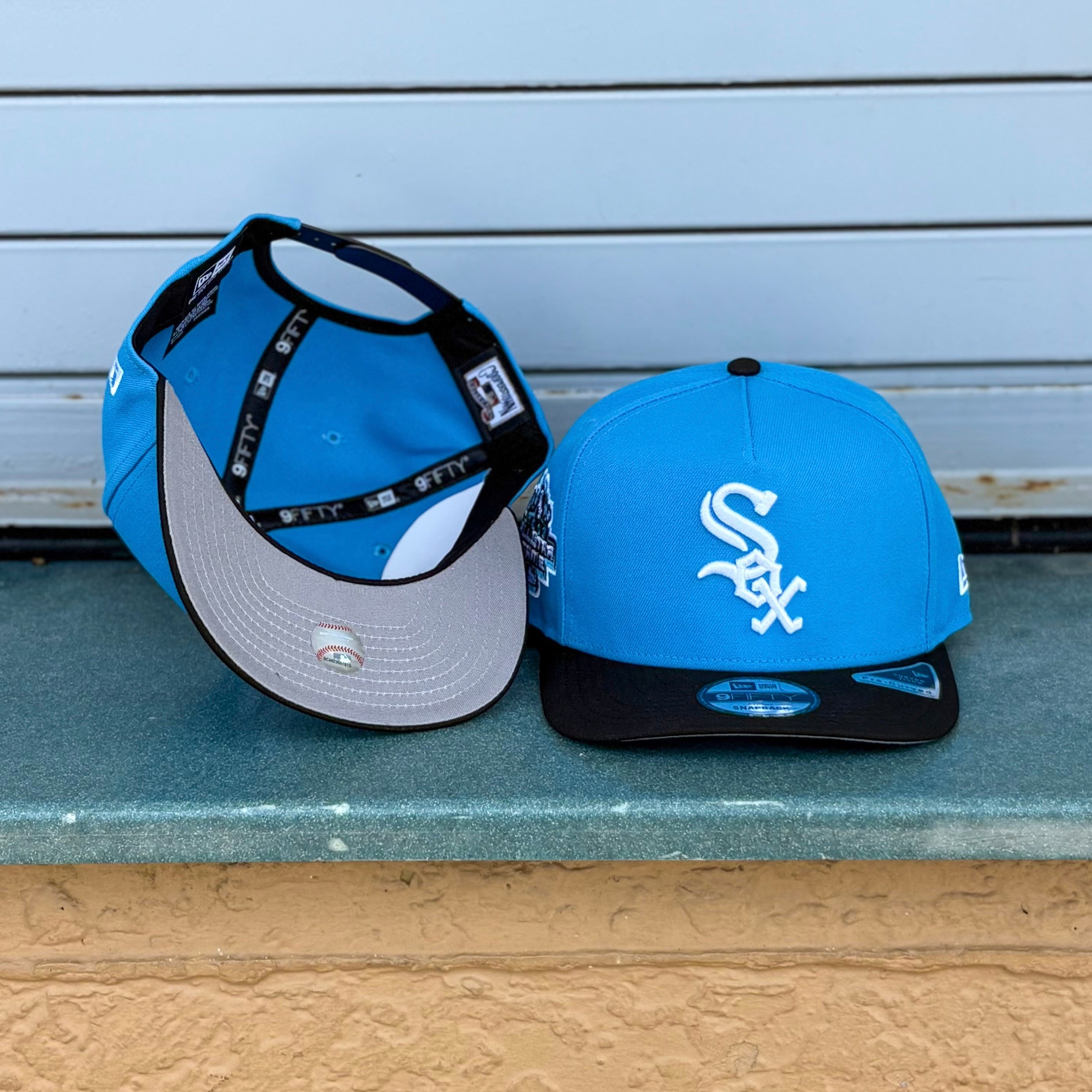 New Era Chicago White Sox 2003 ASG Grey UV 9Fifty A-Frame Snapback (Blue/Black)