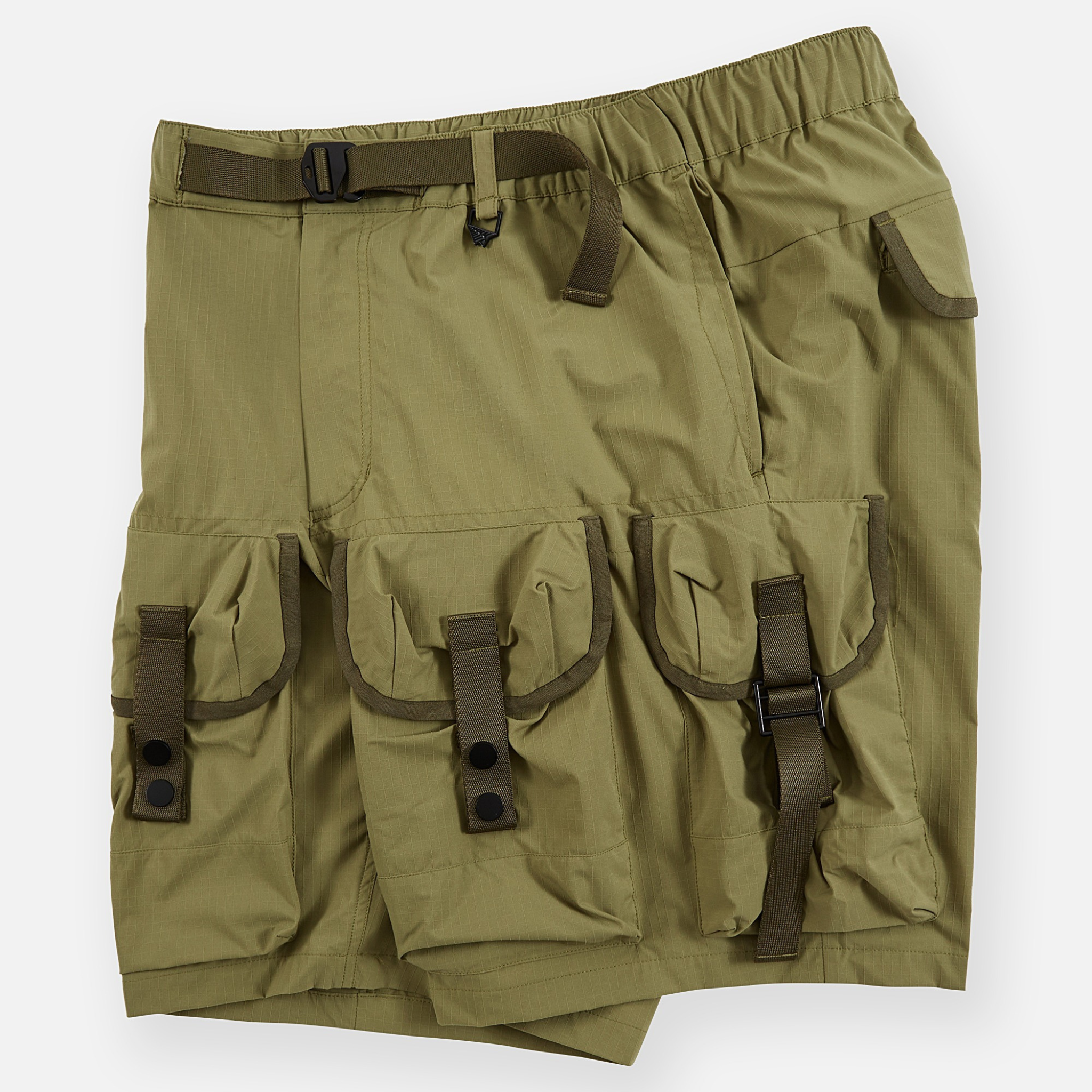 Paper Planes "ALICE PACK" RIPSTOP CARGO SHORT(Green Moss) - Paper Plane