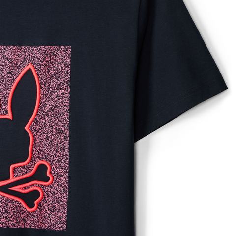 Psycho Bunny Livingston Graphic Tee (Navy) - Psycho Bunny