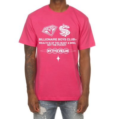 Billionaire Boys Club BB Wealth SS Tee (Rouge Red)