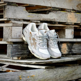 Mens Asics Gel-NYC (Cream/Cement Grey) - Asics
