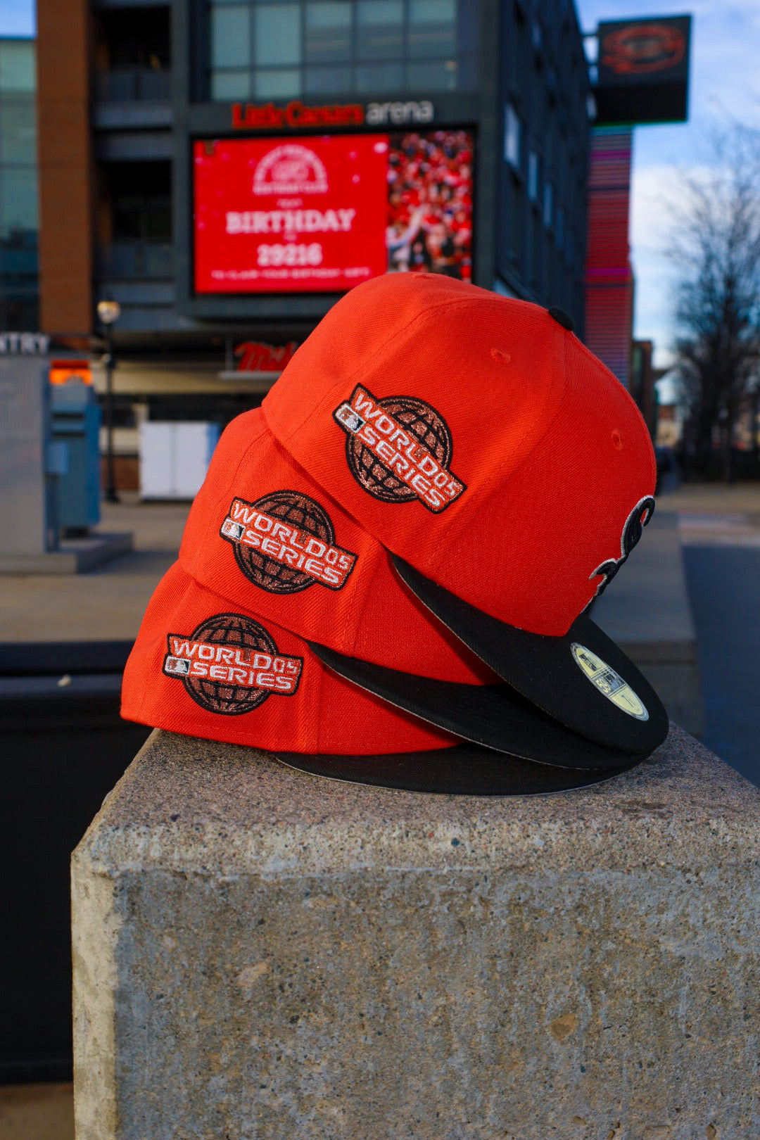 New Era Chicago White Sox 2005 World Series Side Patch Fitted (Orange/Black)