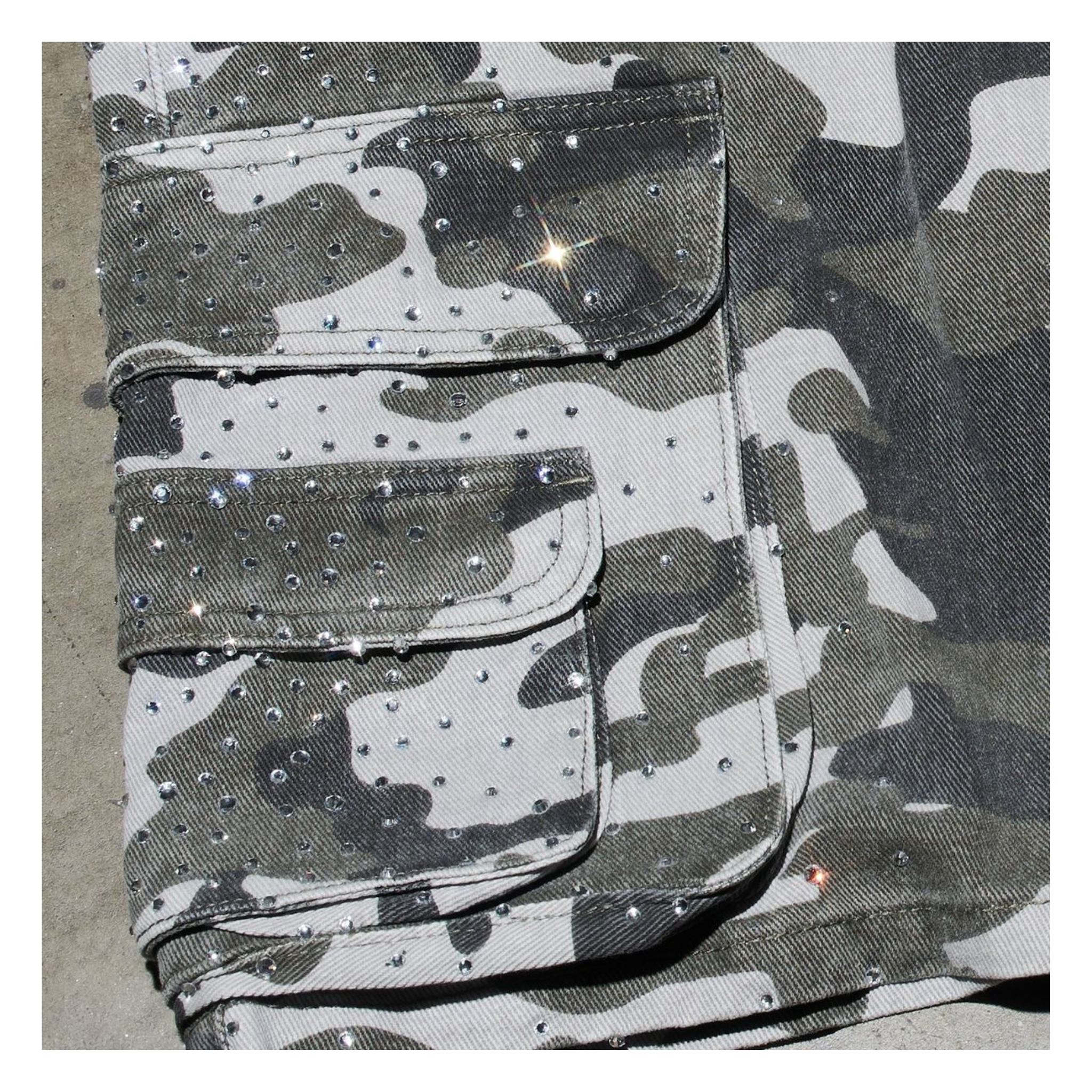 DUAA ''FORWARD'' GREY CAMO CARGO - DUAA
