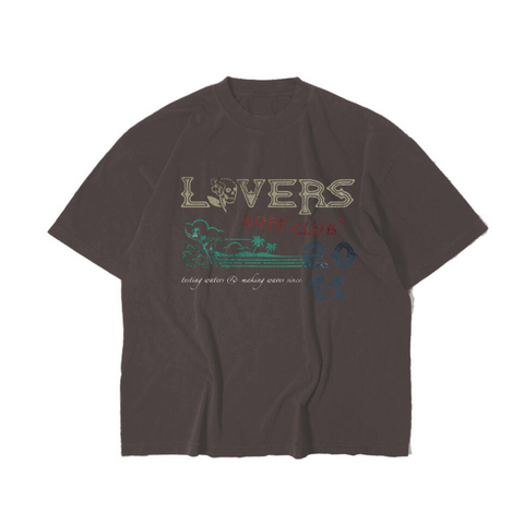 Lifted Anchors Lovers T-shirt (Camel) - Lifted Anchors