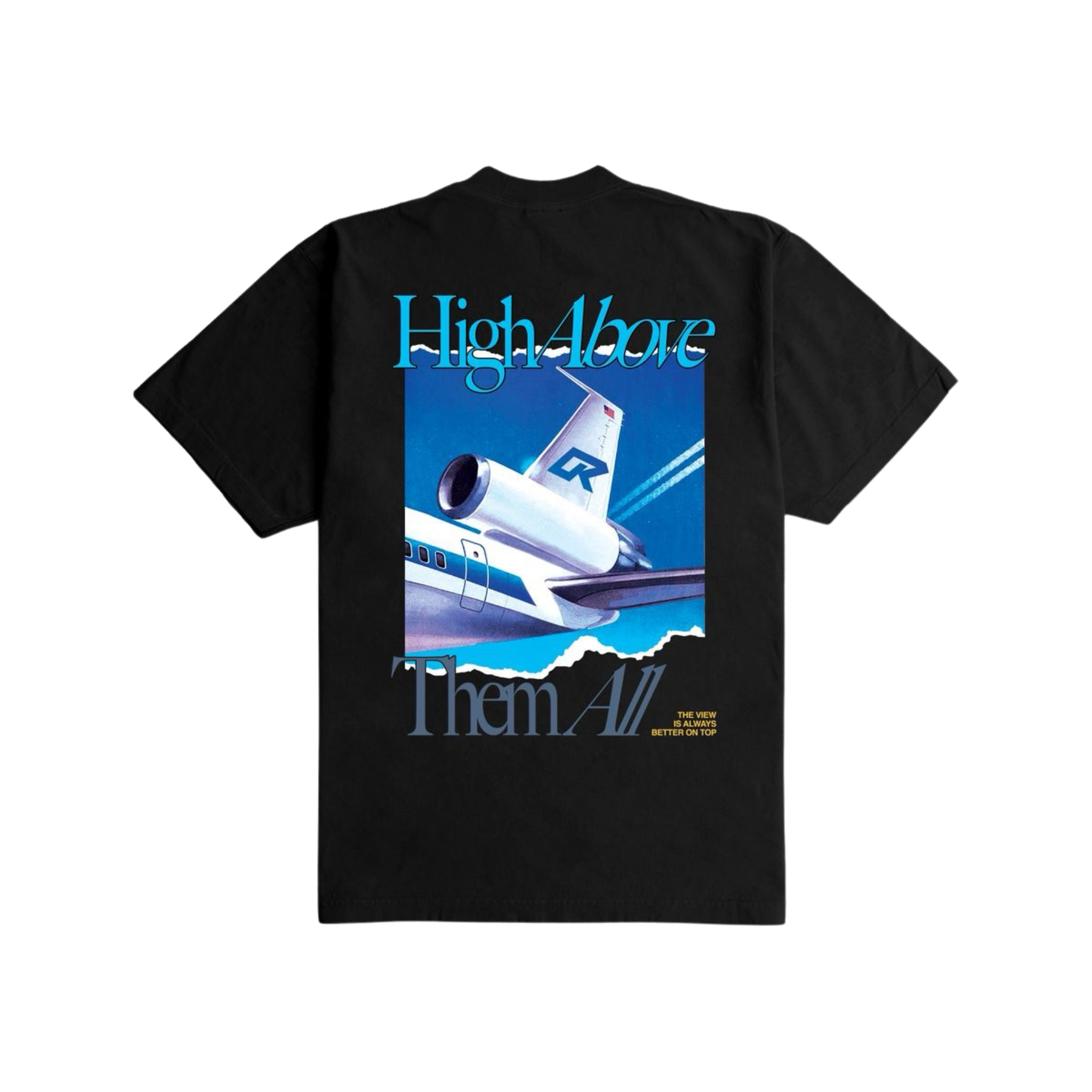 Outrank "Above Them All" Heavyweight T-shirt (Black) - Outrank