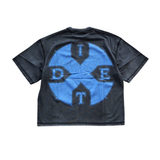 DSM "Shield" Tee (Vintage Black/Blue) - Diet Starts Monday