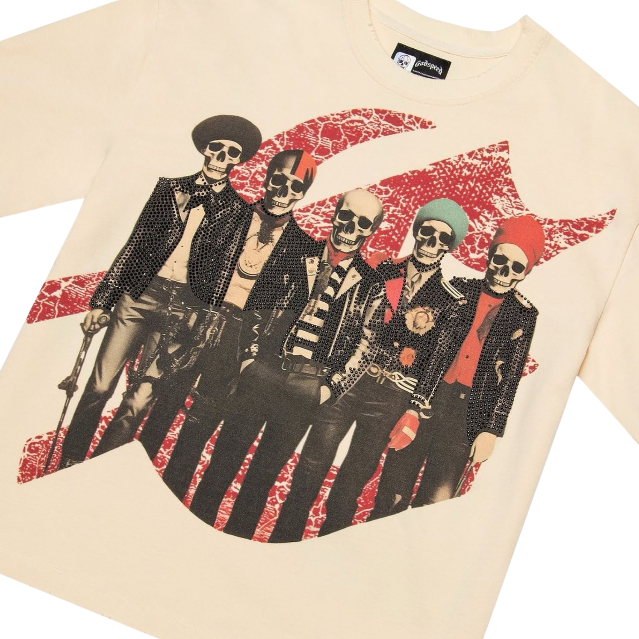 Godspeed “Guitar Heroes" Studded (Bone) BOOM326 - Godspeed