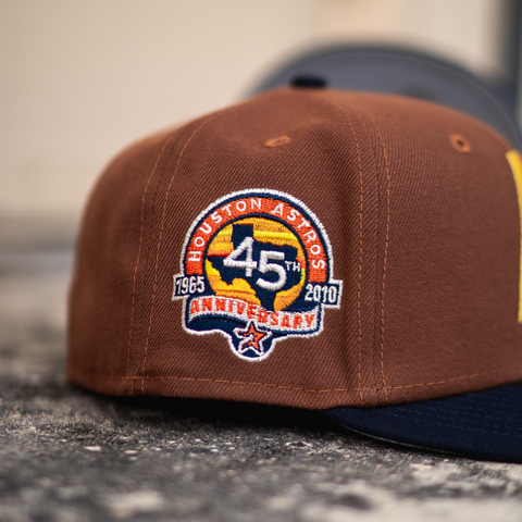 New Era Houston Astros 45th Anniversary Good Grey UV (Peanut/Navy) - New Era