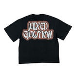 Mixed Emotion "Twin" Rhinestone Tee (Black) - Mixed Emotion