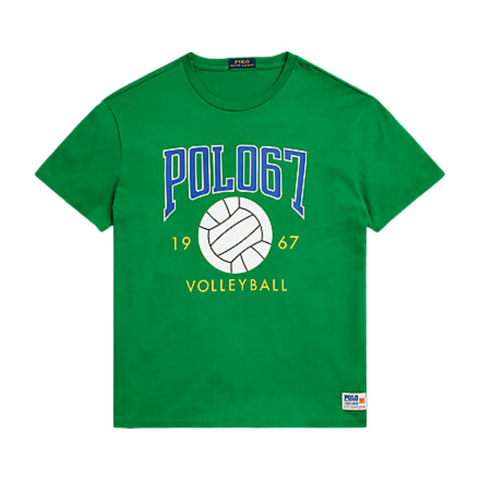 Polo Ralph Lauren Volley Classic Fit Jersey Graphic T-Shirt (Green) - Polo Ralph Lauren