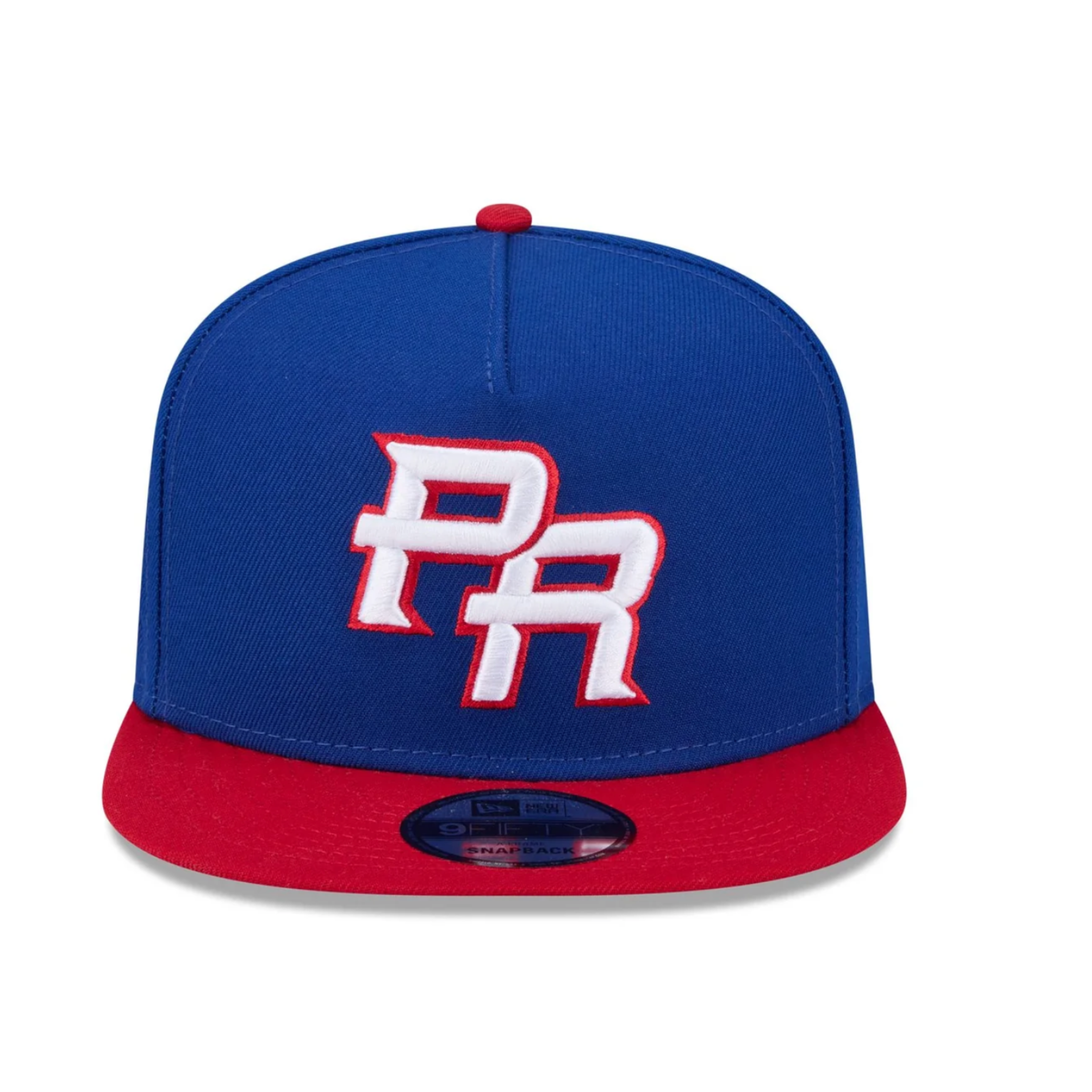 Puerto Rico 2026 World Baseball Classic 9FIFTY A-Frame Snapback- Royal/Red