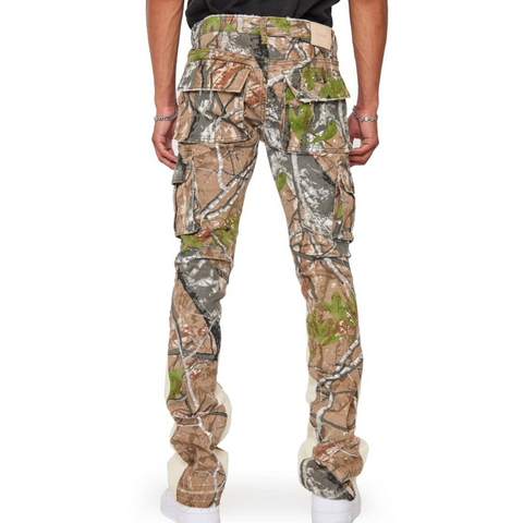 VALABASAS Commander Stacked Denims (Moss Green) - VALABASAS