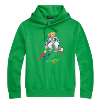 Polo Ralph Lauren Polo Bear Painter Fleece Hoodie (Green) - Polo Ralph Lauren