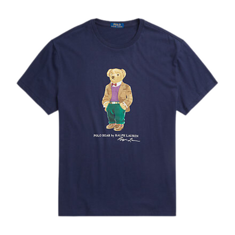 Polo Ralph Lauren Classic Fit Polo Bear Jersey T-Shirt (Navy) - Polo Ralph Lauren