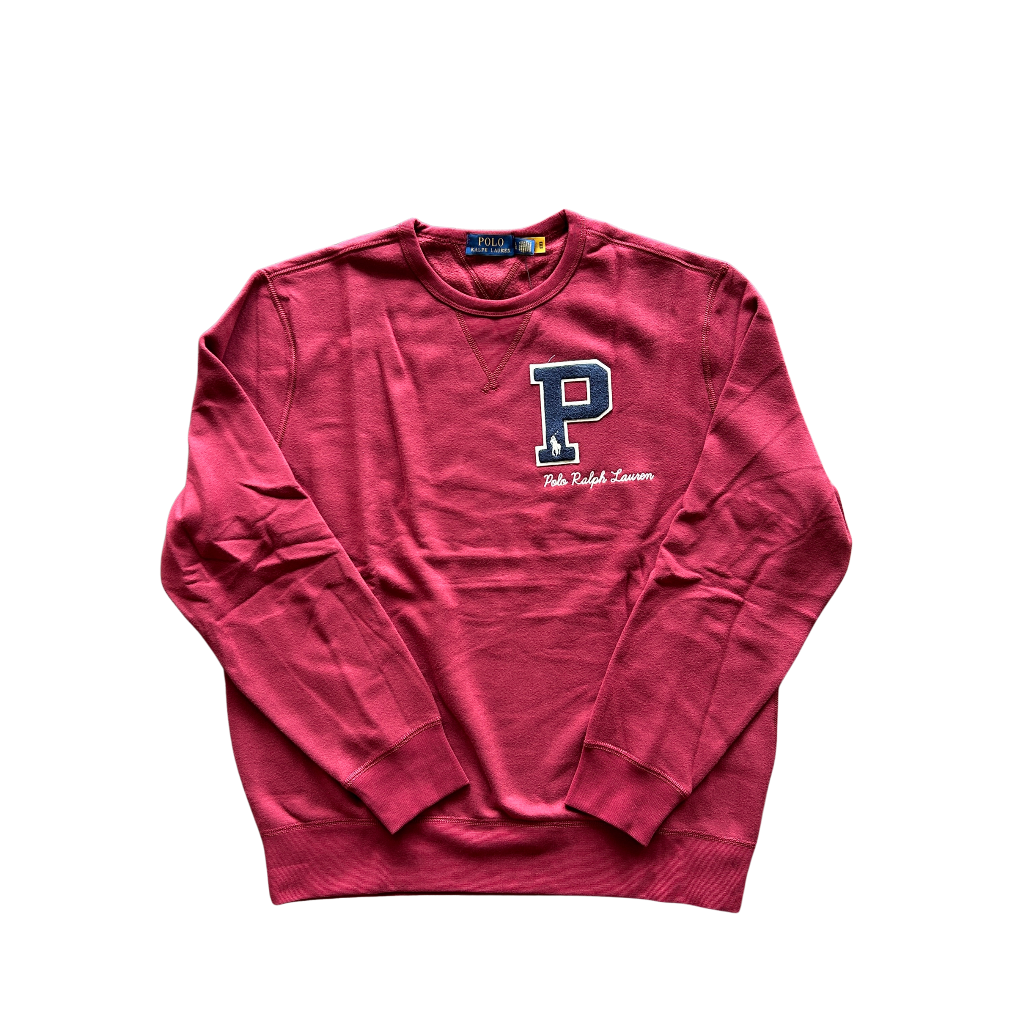 Polo Ralph Lauren P Sweatshirt (Burgundy) - Polo Ralph Lauren