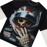 Godspeed "F1 World Cup" Layered T-Shirt (Black Wash) - Godspeed