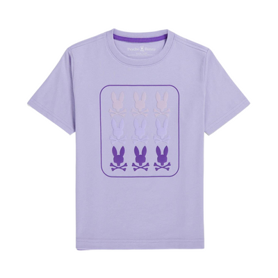 Psycho Bunny Barker Graphic Tee (Digital Lavender) - Psycho Bunny