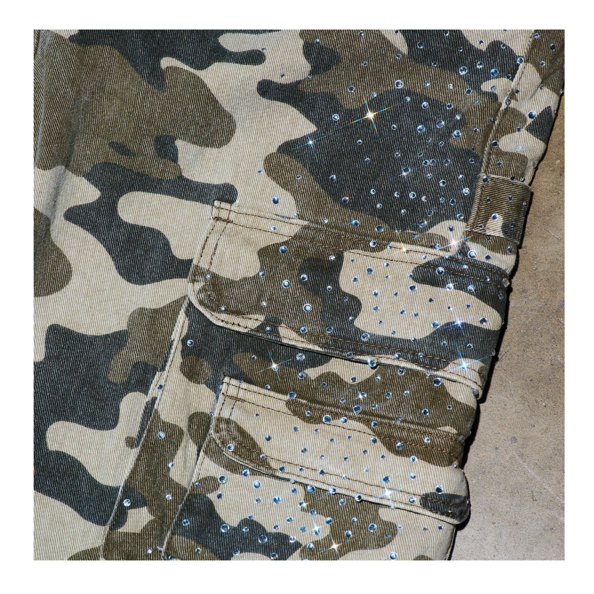 DUAA ''CREATIVE'' GREEN CAMO CARGO - DUAA
