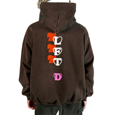 Lifted Anchors Atonia Hoodie (Brown) - lifted anchors