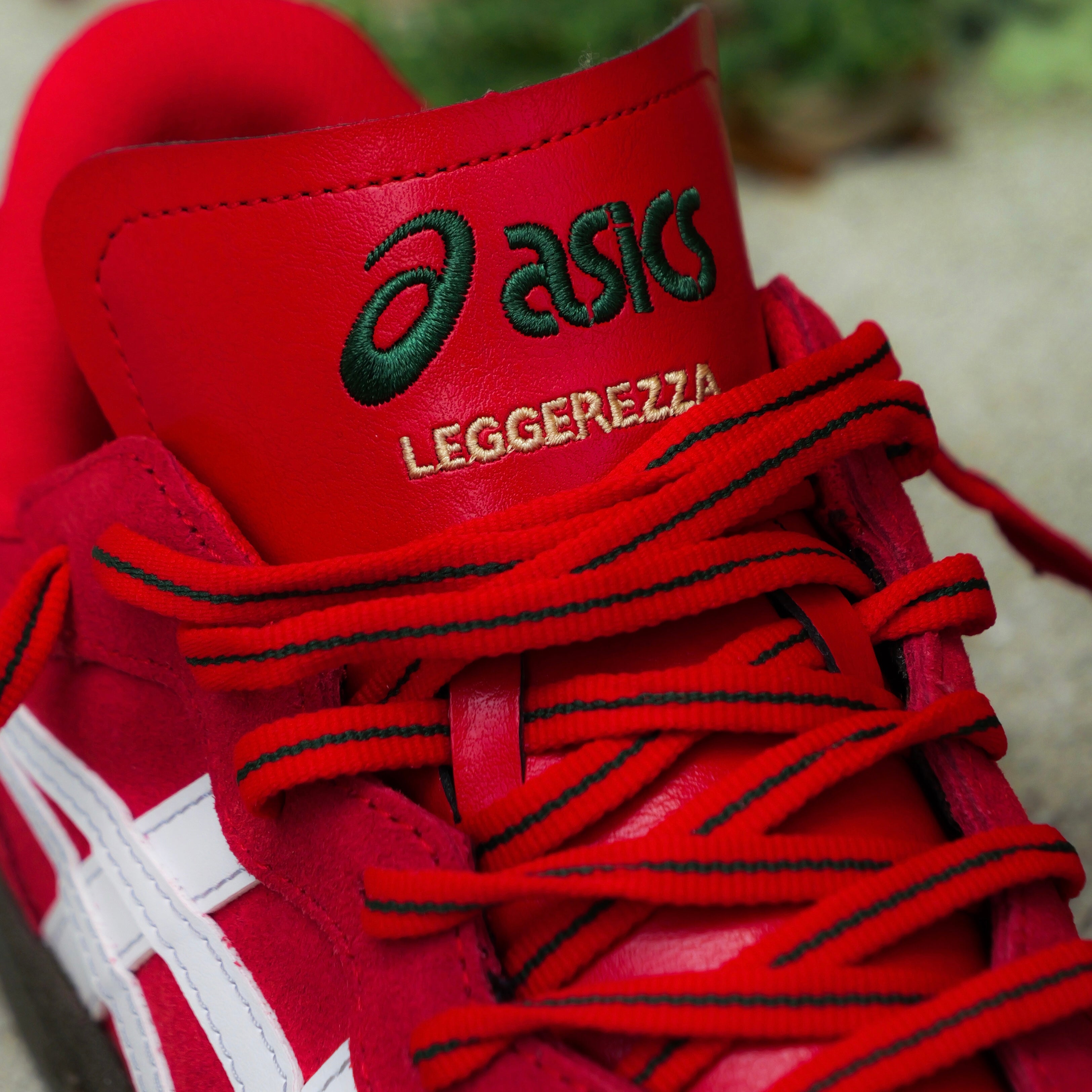Mens Asics LEGGEREZZA ST (Classic Red/White)